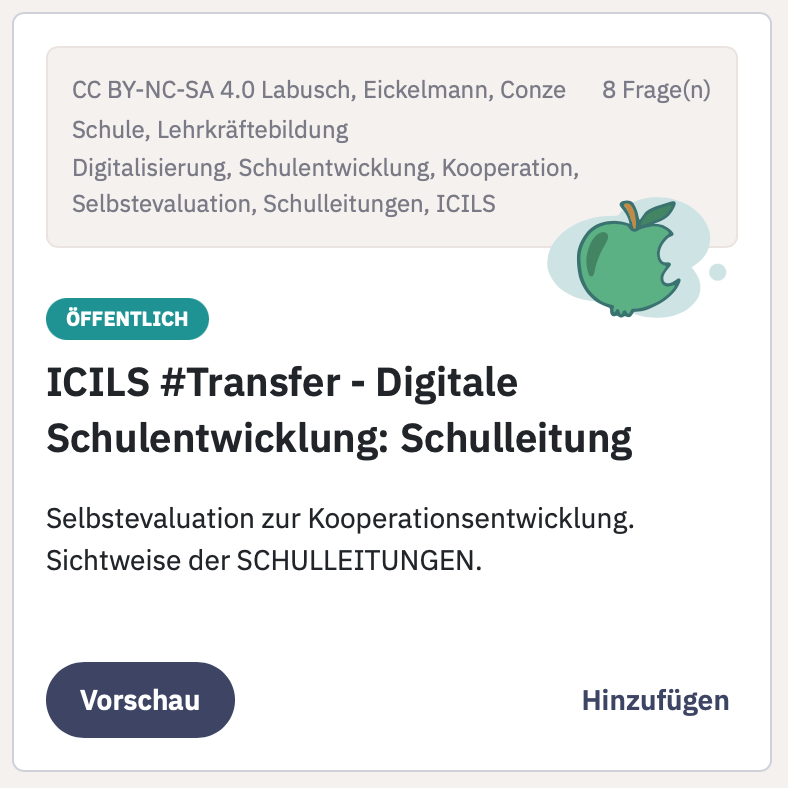ICILS Fragebogen Schulleitung Kooperationsentwicklung