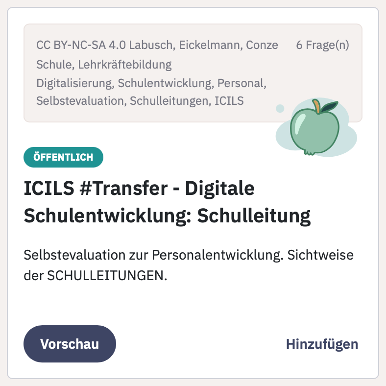 ICILS Fragebogen Schulleitung Personalentwicklung