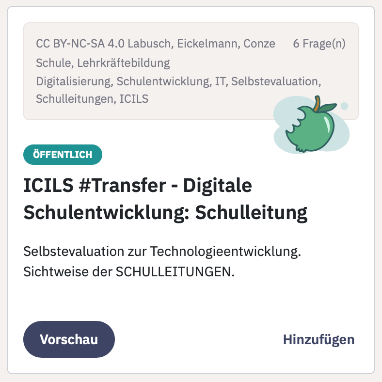ICILS Fragebogen Schulleitung Technologieentwicklung