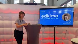 Edkimo Mitgründerin Jessica auf der EdTech Next Summit 2024